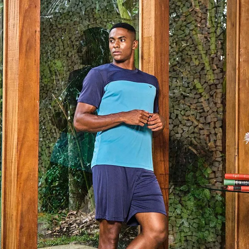 Pijama Liganete Masc 258012 - Marinho Escuro M M