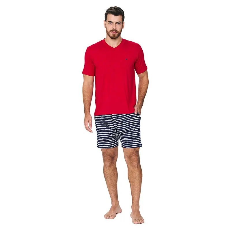 Pijama Visco Masc 258049 - List Mare P P