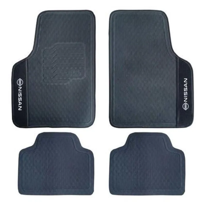Tapete Borracha Nissan Kicks March Tiida Versa Bordado