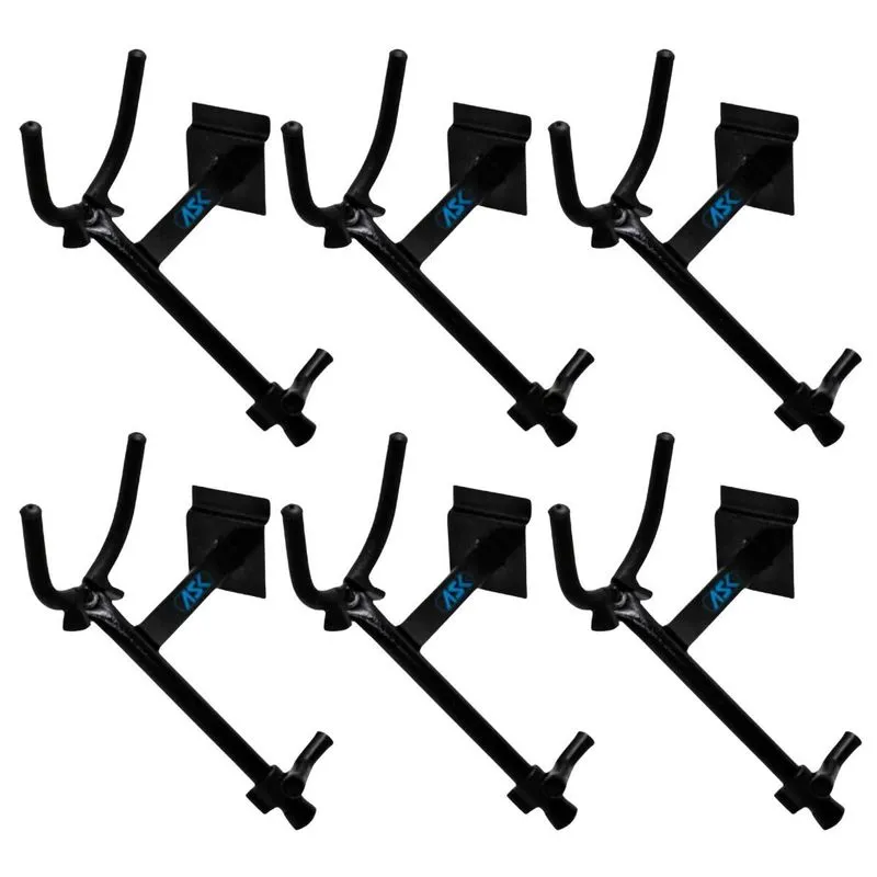 Kit 6 Expositor Saxofone Canaletado Slatwall Ptasax Ask