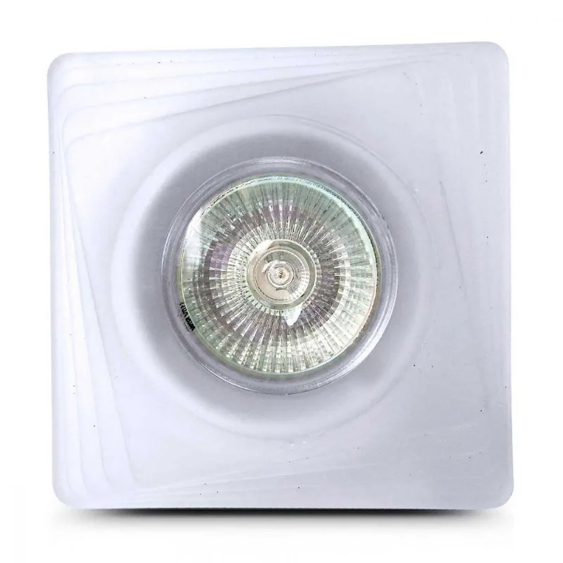 Spot Dicroica Vidro Quadrado Branca Home Line 220V 220V - Home Line