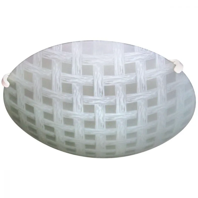 Plafon Trelica Vidro 2 Lâmpada E-27 60w Home Line Bivolt Bivolt - Home Line