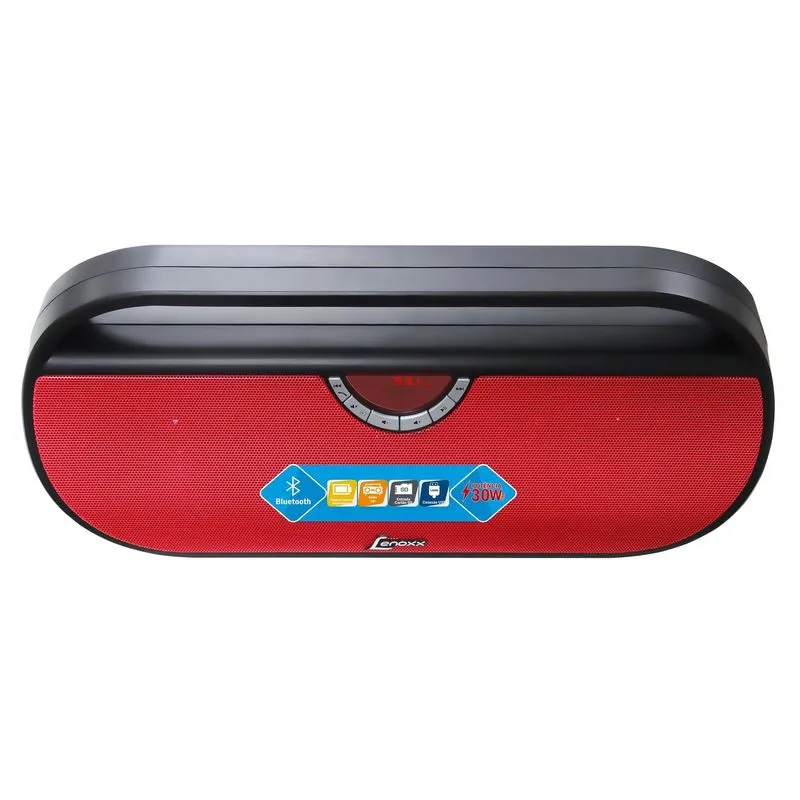 Som Portátil Lenoxx Bt540 Speaker Red System Bluetooth