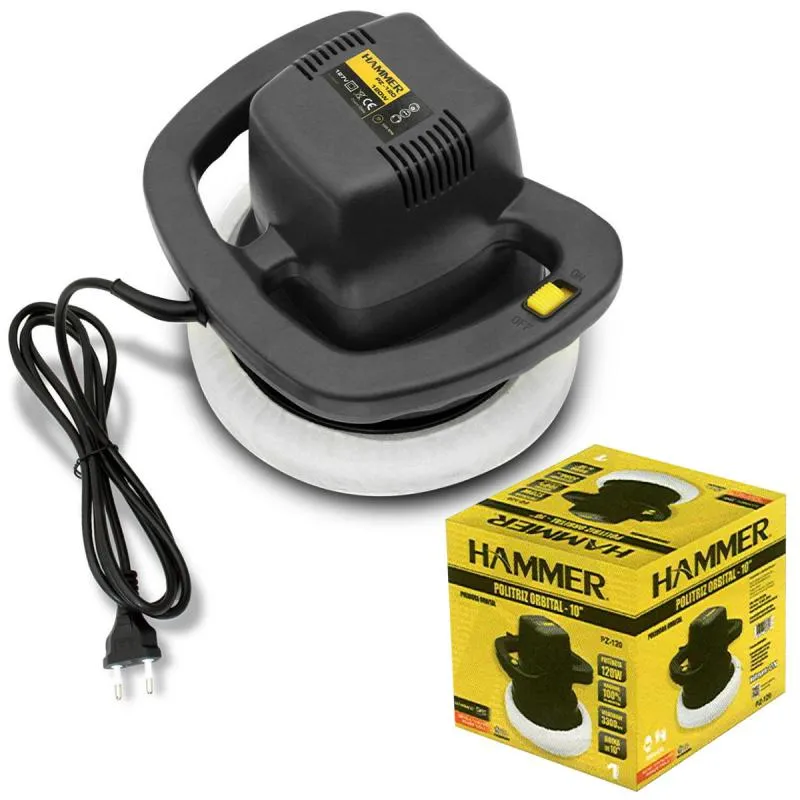 Politriz Orbital 10 Pol 120w Pz-120 Hammer