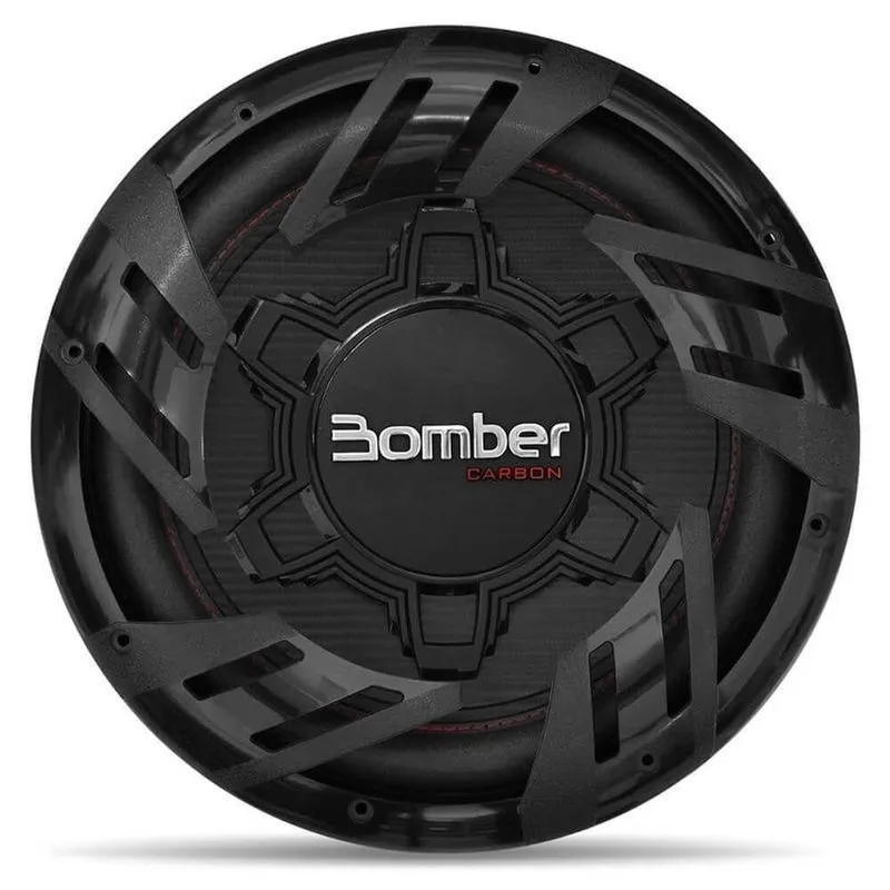 Subwoofer Bomber Carbon 12 Pol 250w Rms Bobina Simples 4 Ohm