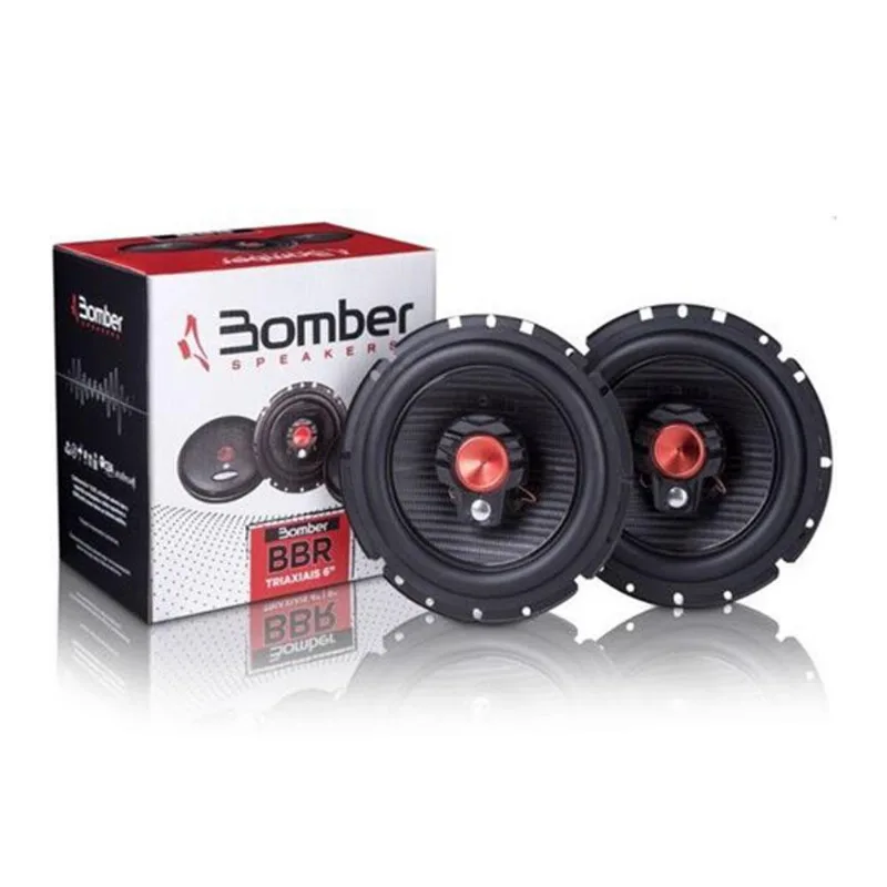 Par de Alto Falantes Triaxial 6" 50W Bomber BBR - BOMBER