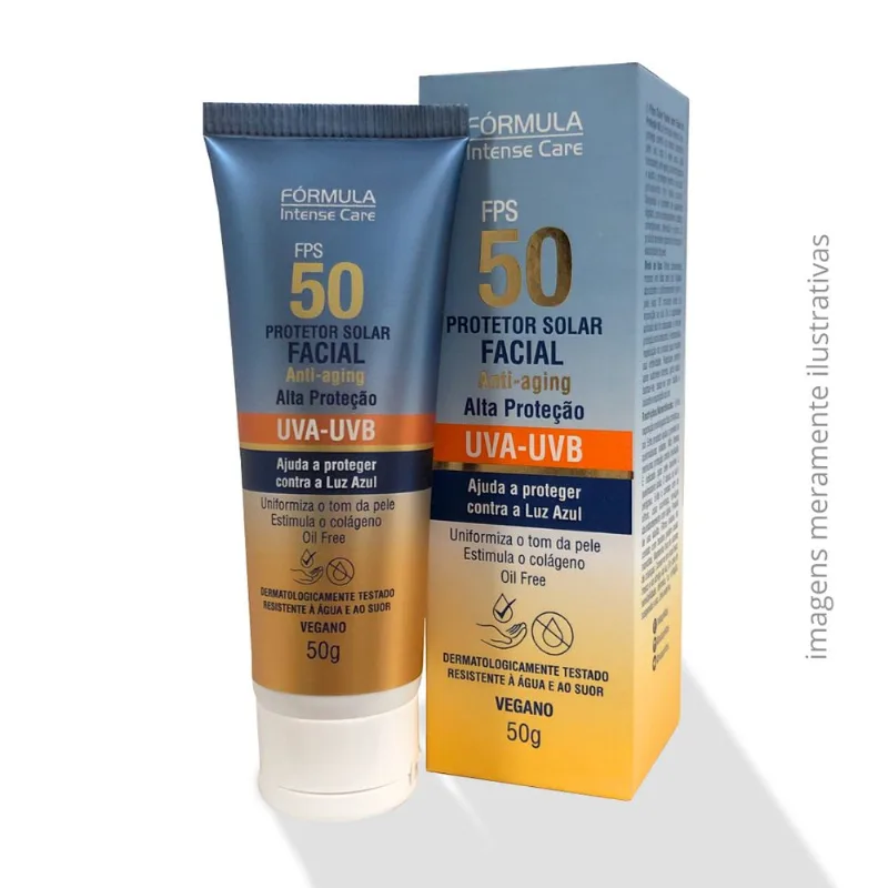 Protetor Solar Facial Fps50 | Fórmula Intense Care