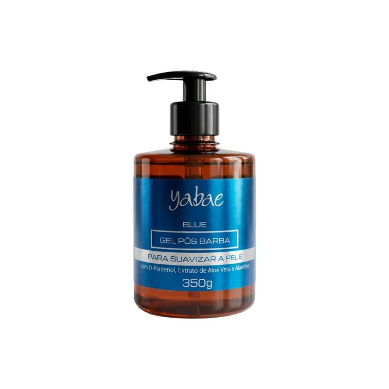 Gel Pós Barba Masculino Yabae Blue 350g Ação Calmante