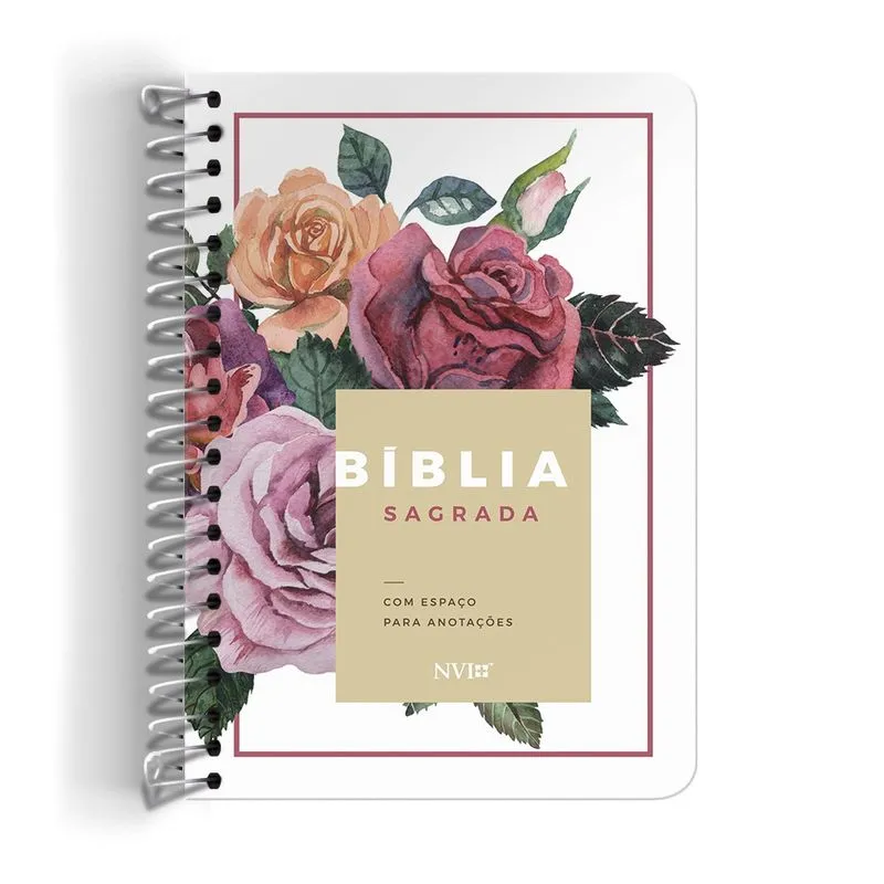 Livro - Bíblia Anote NVI - Floral
