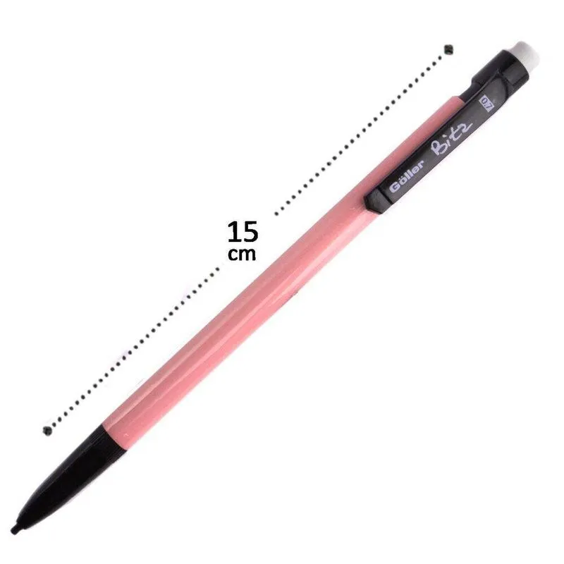 Lapiseira 0.7mm Com Borracha Bitz Trends Colors - Tudo Em Caixa