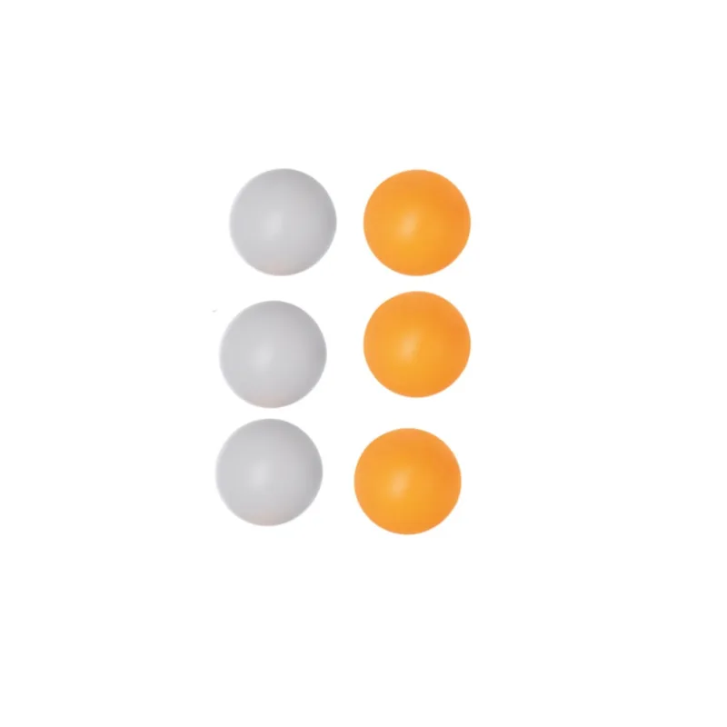Bolas de Ping Pong Western 6 Peças Branco e Laranja Bola Ping Pong 6 Peças