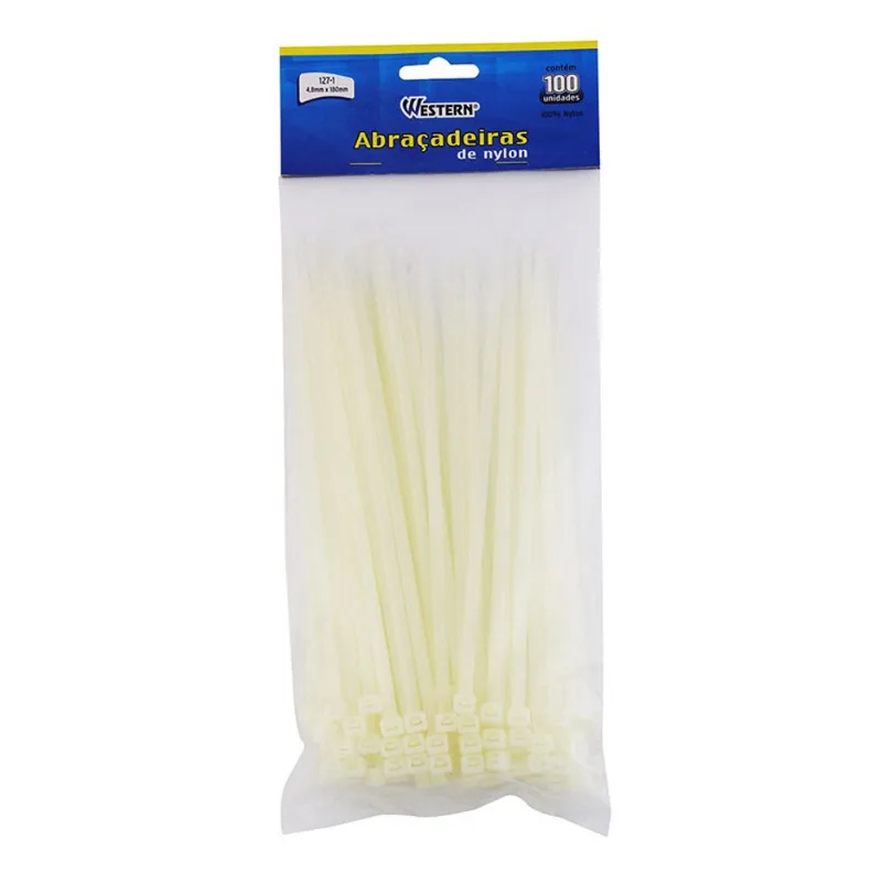 Abraçadeiras Branco 4,8X180Mm Western
