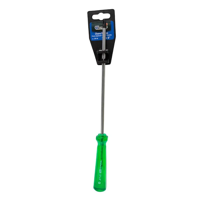 Chave Philips Western 1/4x8 Polegadas Ponta Imantada Chave Philips 1/4X8