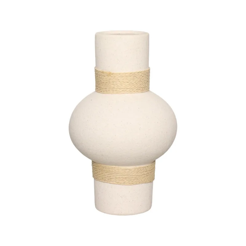 Vaso Mikonos Sisal Hauskraft 14 X 23,5 Cm