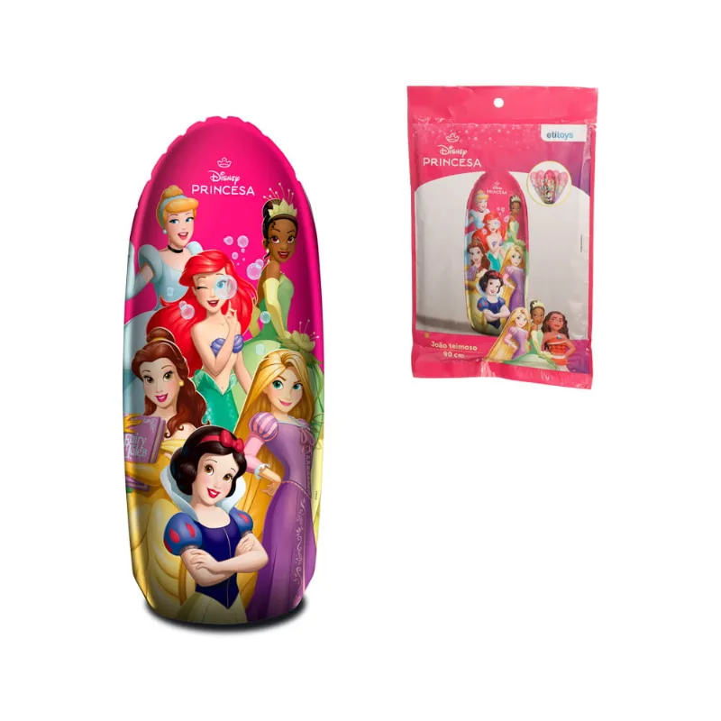 João Teimoso Inflável Princesas 90Cm Etitoys