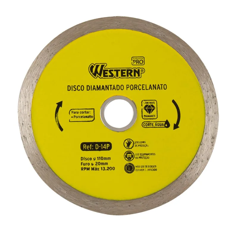 Disco Diamantado Porcelanato Western