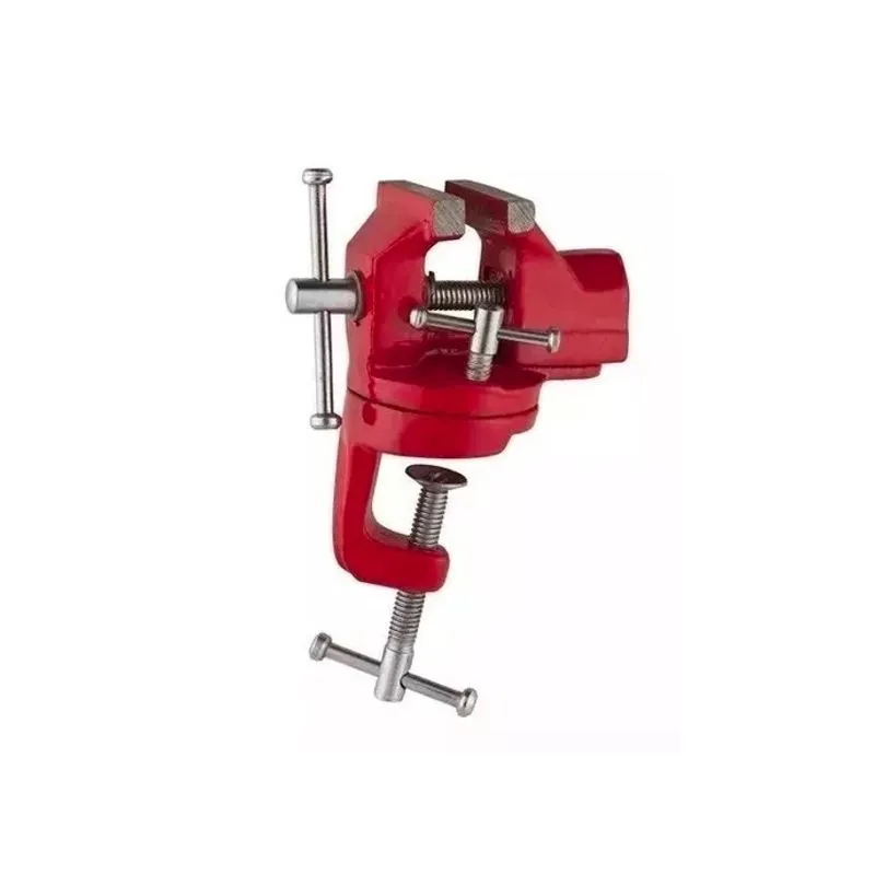 Mini Torno De Bancada Western Base Giratoria 360º Morsa 75mm