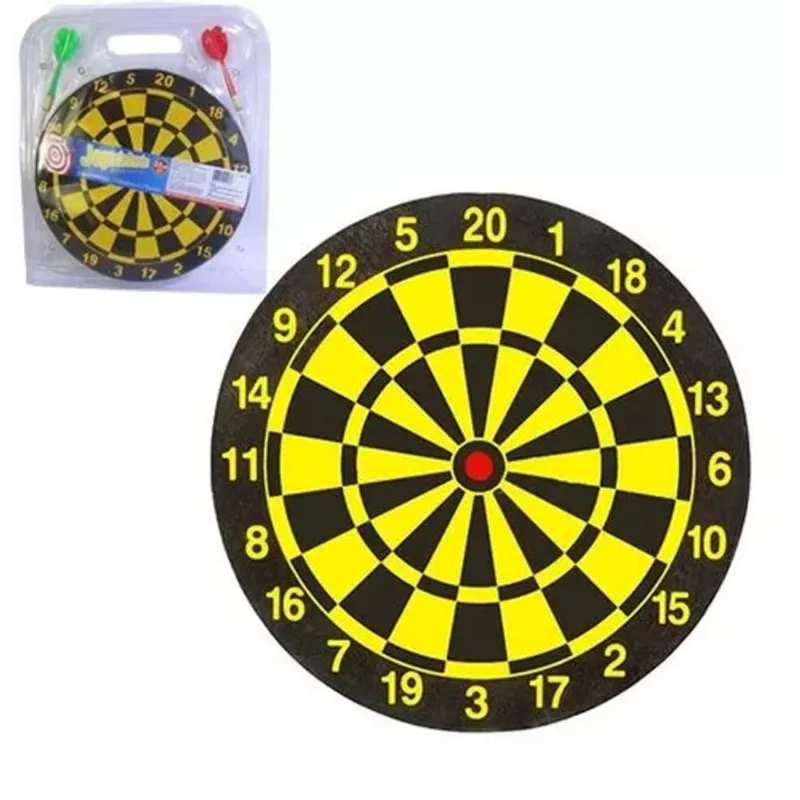 Jogo de Dardos Western com Tabuleiro Dupla Face Jogo de Dardos Western