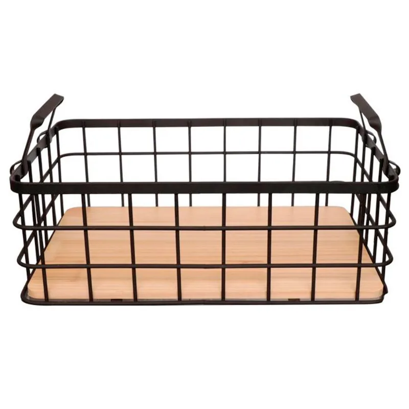 Fruteira De Mesa Retangular 33,5x22,5cm em Ferro Hauskraft