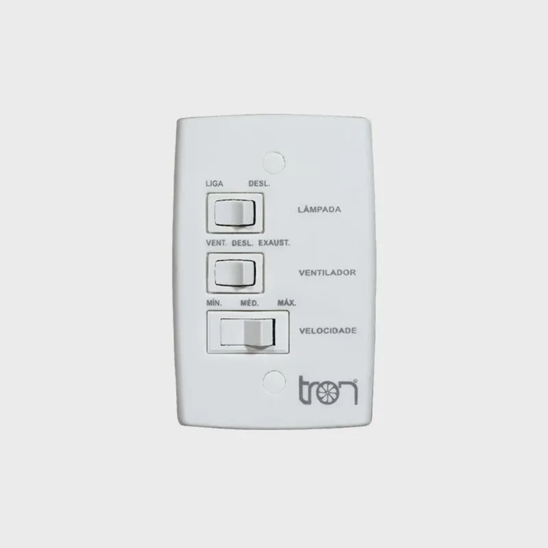 Interruptor para Ventilador Tron com 3 Velocidades 130W 220V - Tron