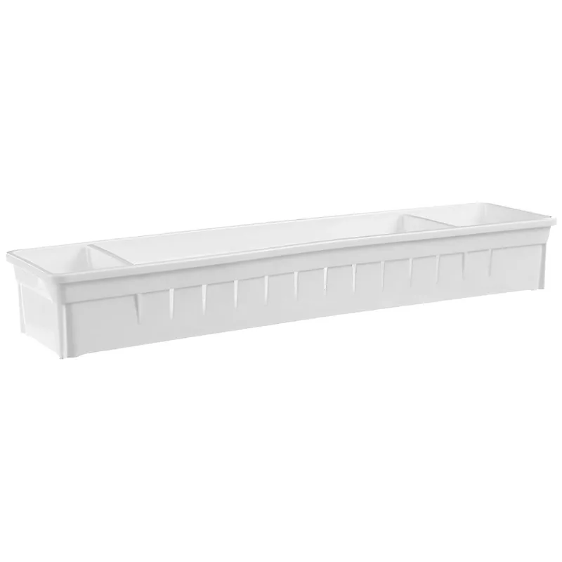 Organizador Plástico 3 Divisórias Útil Bazar 33x8x5cm UB1383