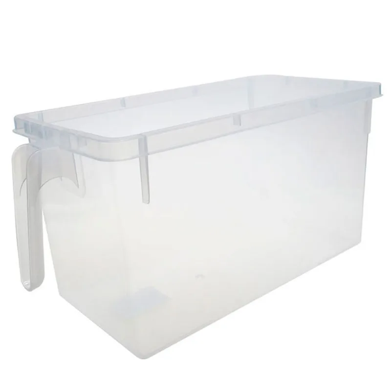 Cesto Organizador de Plástico Útil Bazar Transparente 31x16x15cm