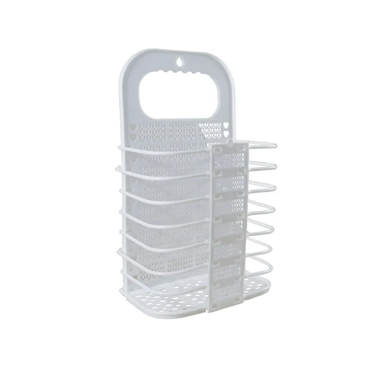 Cesto Organizador de Parede Plástico Branco Útil Bazar 28X46.5cm UB5165