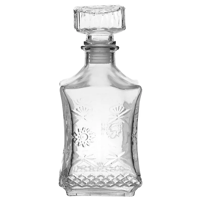Licoreira Vidro Cristal 18cm Útil Bazar UB5985