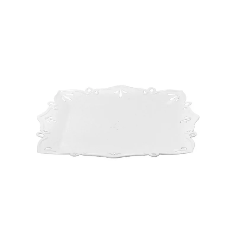 Prato Para Doces Quadrado Fabri Fest 25cm 1und - Branco