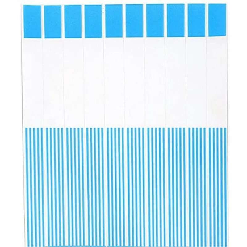 1 Mil Pulseiras Identificação Impressão Jato Tinta Azul