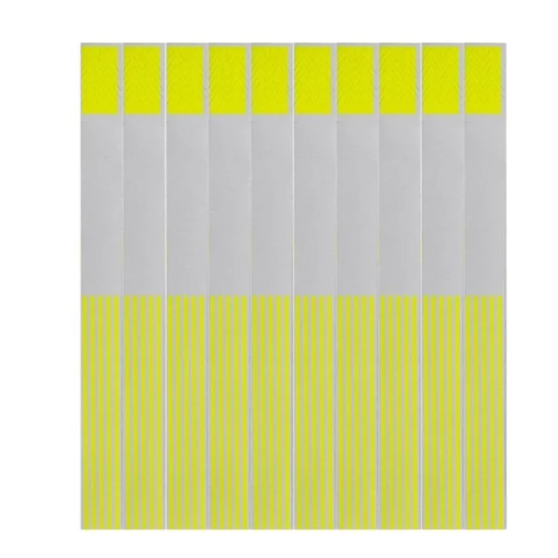 1 Mil Pulseiras Identificação Impressão Jato Tinta Yellow