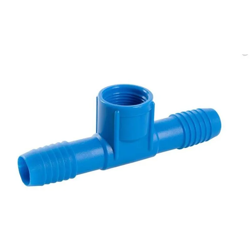 Tee Interno Para Irrigação 1/2 Condução De Água Azul Plasbohn Com 25 Unidades
