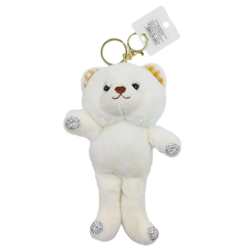 Chaveiro Urso Brilhante de Pelúcia 23cm em Poliéster Michael Judi-Cores Sortidas