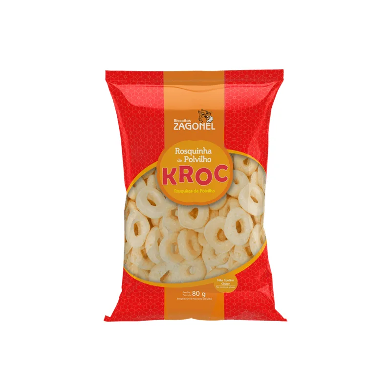 Biscoito de Polvilho Zagonel Kroc Rosquinha 80g