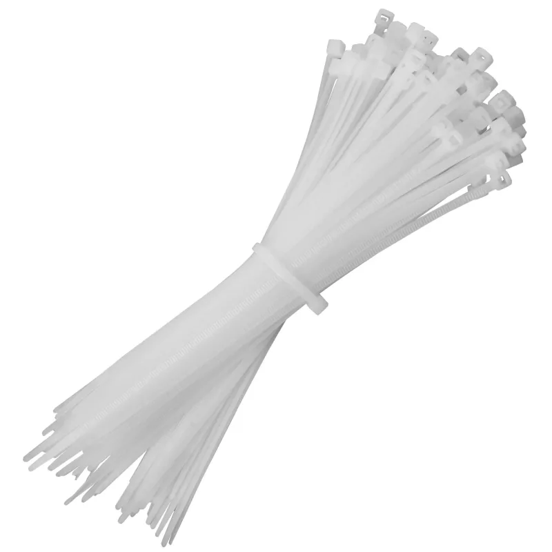 Abracadeira Nylon 200x4,8 C/100 Branca - Lm Bricolagem e Construção