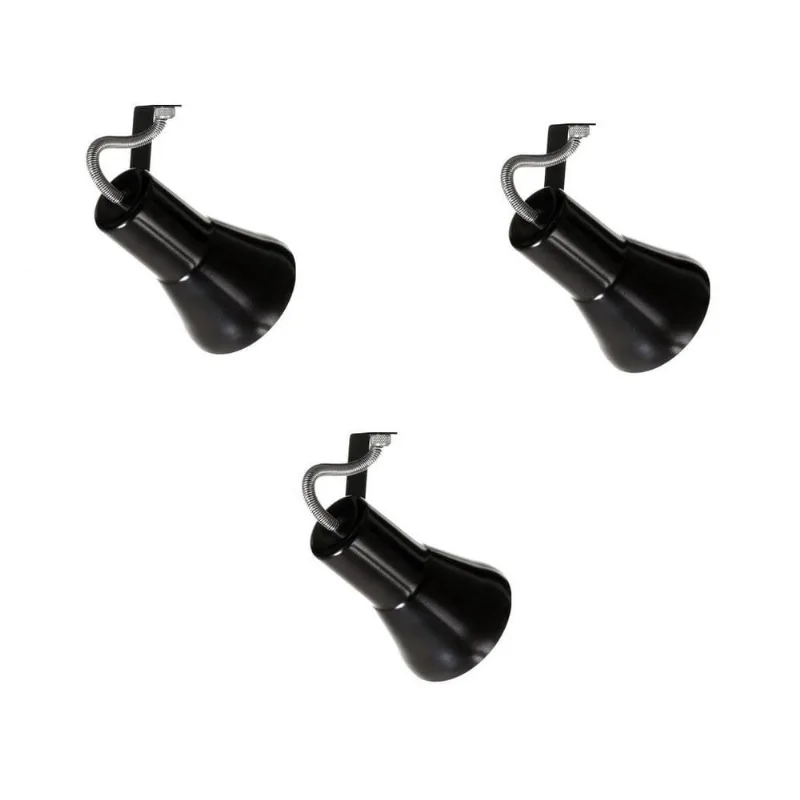 Kit 3 Spot Trilho Perfilado Eletro calha Par20 Bulbo OL3