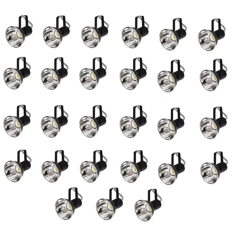 Kit 27 Spot Trilho Perfilado Eletro Calha Par20 Bulbo Ol5