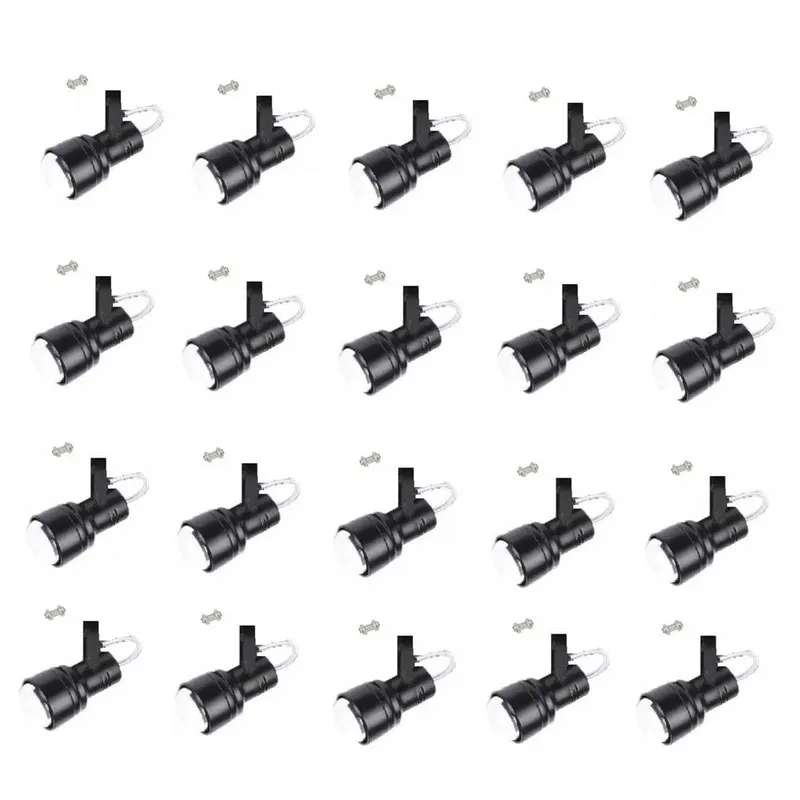 Kit 20 Spot Trilho Perfilado Eletro calha Par20 Bulbo OL4