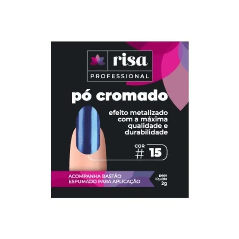 Po Cromado Cor 15 2g