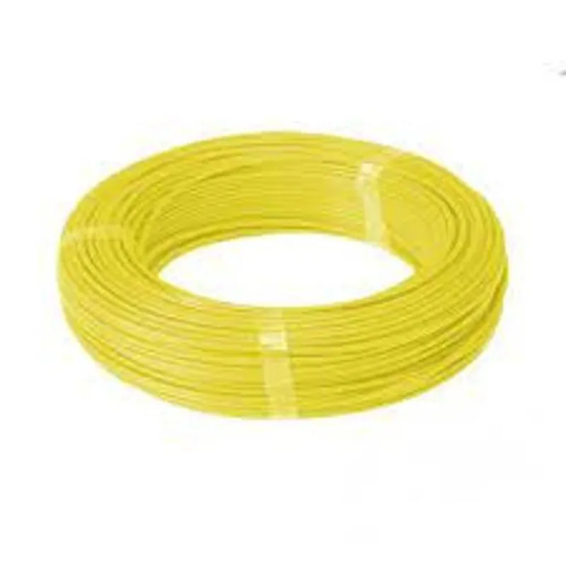 Kit 2 Rolos De Fio Cabo Flexível 4,0 Mm Amarelo - 100mts Cada