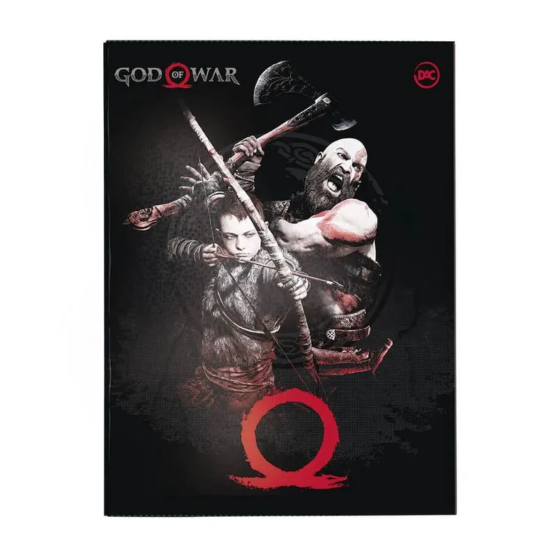 Pasta Catálogo Ofício Com Lombo Ajustável God Of War