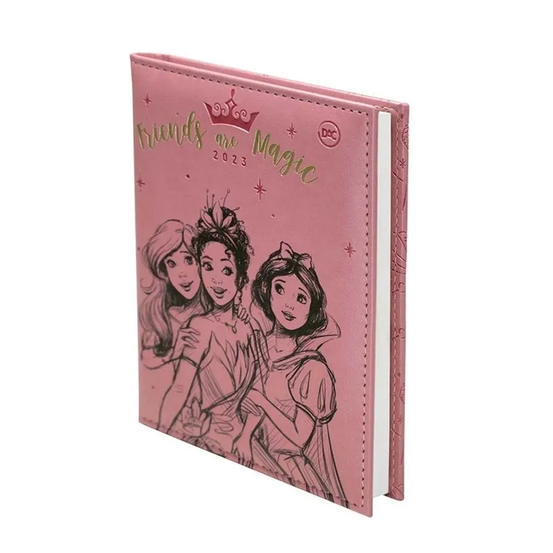 Agenda Anual A6 Princesas Teen Disney Friends Magic Marcador