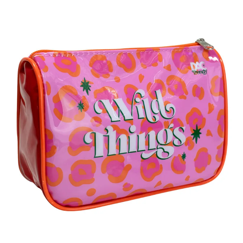 Estojo Escolar Wild Things Grande Em Pvc Cristal Dac Trendy
