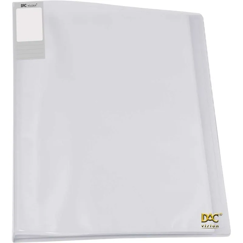Pasta Catalogo A4 20 ENV. Finos Transparente