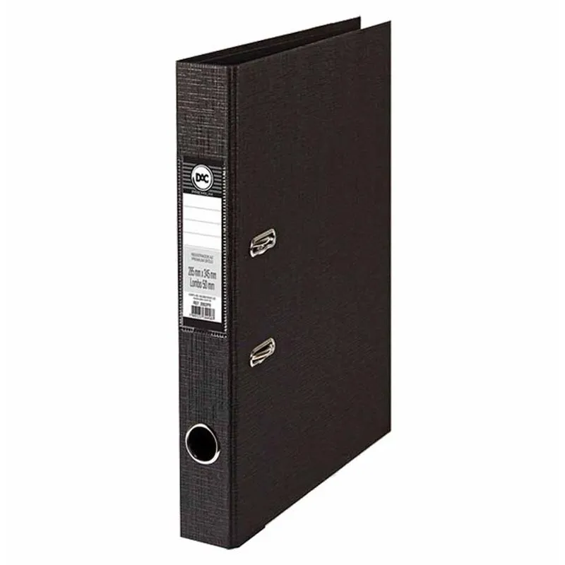 Registrador A/Z Ofício Lombo Estreito Premium Preto 2002PR Dac - UN