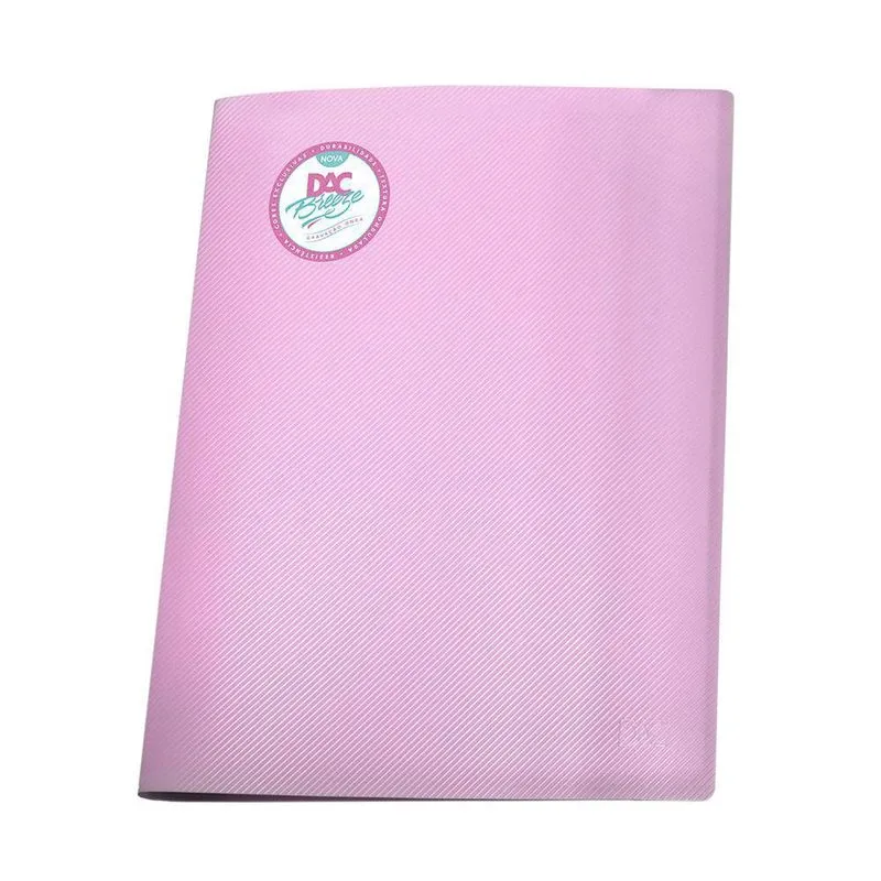 Pasta Catalogo Breeze Rosa 10 Envelopes Médio
