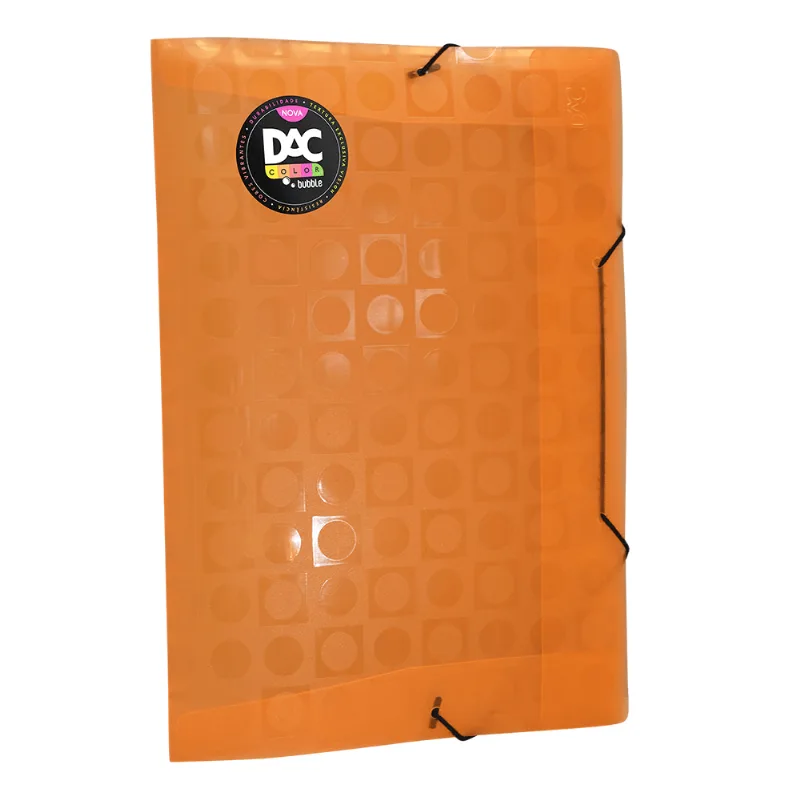 Pasta Aba Elástica s/lombo Color Bublle Laranja - DAC