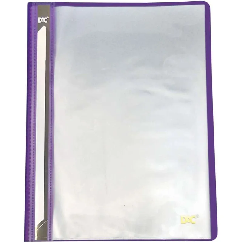 Pasta A4 Frente Transparente 10 Envelopes Lilás - DAC