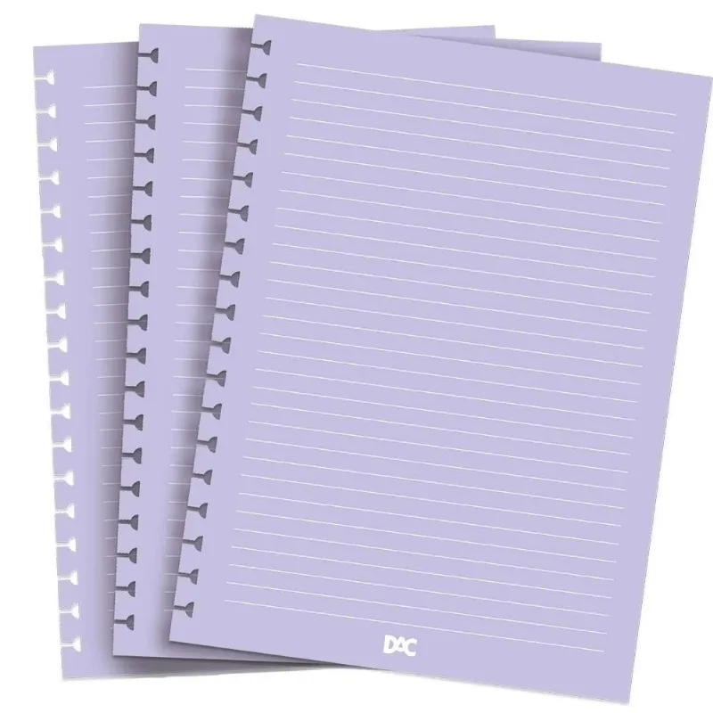 Refil Caderno Smart Universitário 48 Folhas 4049RE Lilás-Dac