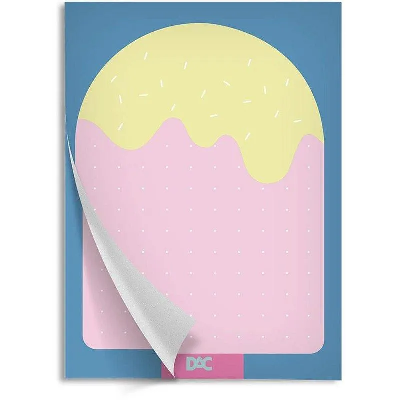 Bloco Para Rascunho Decorado Hello Sorvete 30fls